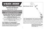 Black & Decker LGC120 User's Manual