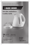 Black & Decker JKC680-CL Use & Care Manual
