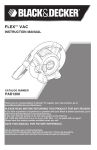 Black & Decker PAD1200 User's Manual