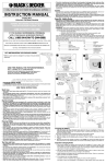 Black & Decker FSD122K User's Manual