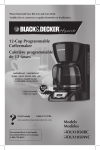 Black & Decker DLX1050BC, DLX1050WC Use & Care Manual