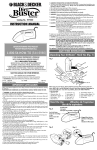 Black & Decker Dirt Buster 244279-00 Instruction Manual