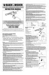 Black & Decker CG100 Instruction Manual