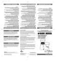 Black & Decker CBM7 Use & Care Manual