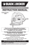 Black & Decker JS660 User's Manual