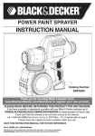 Black & Decker BDPS200 User's Manual