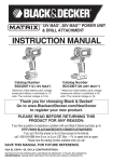 Black & Decker BDCDMT112 User's Manual