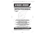 Black & Decker 90518305 Instruction Manual