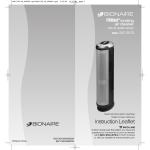 Bionaire PERMAtech BAP1700-CN User's Manual