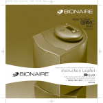 Bionaire BCH3230 User's Manual