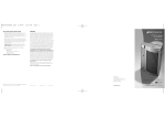 Bionaire BAP260 User's Manual