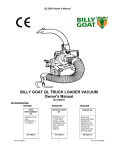Billy Goat QL2300 User's Manual