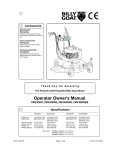 Billy Goat FM3300IN User's Manual