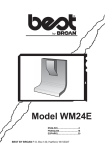 Best WM24E User's Manual