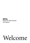 BenQ gp1 User's Manual