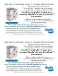 BENDIX BW2479S User's Manual