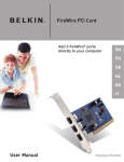 Belkin FIREWIRE F5U503 User's Manual