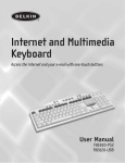 Belkin F8E820-USB User's Manual