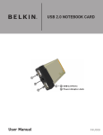 Belkin F4U008 User's Manual