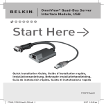 Belkin F1DW101AEAAU User's Manual