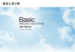 Belkin BASIC F7D1101AK User's Manual