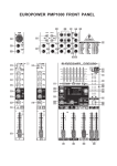 Behringer Europower PMP1000 View Sheet