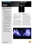 Behringer Eurolive B512DSP Brochure