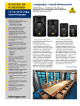 Behringer EUROLIVE B208D User's Manual