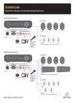 Behringer EUROCOM AX6220 Application Guide