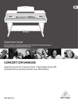 Behringer Concert CDP2400USB User's Manual