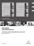 Behringer DJX900 User's Manual