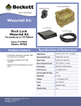Beckett Water Gardening WFK8 User's Manual