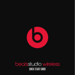Beats By Dr Dre studio wireless Quick Start Guide