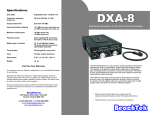 BeachTek DXA-8 User's Manual