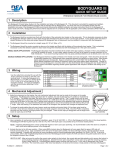BEA BODYGUARD III GT 400 User's Manual