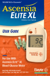 Bayer HealthCare Ascensia Elite XL User's Manual