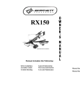 Barnett Engineering RX150 User's Manual