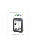 Barnes & Noble Nook Simple Touch Quick Start Guide