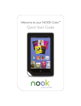 Barnes & Noble Nook Color Quick Start Guide