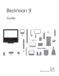 Bang & Olufsen BeoVision 9 User's Manual