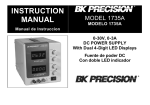 B&K 0-30V User's Manual