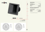 B&C Speakers Horns ME60 User's Manual