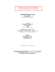 B&B Electronics Parallel Printer Card PIOC User's Manual