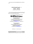 B&B Electronics 232CC1B User's Manual