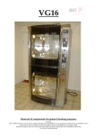 Bakers Pride Oven VG16 User's Manual
