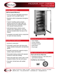 Bakers Pride Oven PHC70-MP17 User's Manual