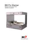 Bakers Pride Oven Fry Warmer HFW User's Manual