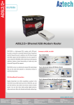 Aztech DSL705EU Product Datasheet
