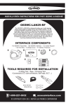Axxess Interface OESWC-LAN29-RF User's Manual