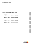 Axis Communications P1343-E User's Manual